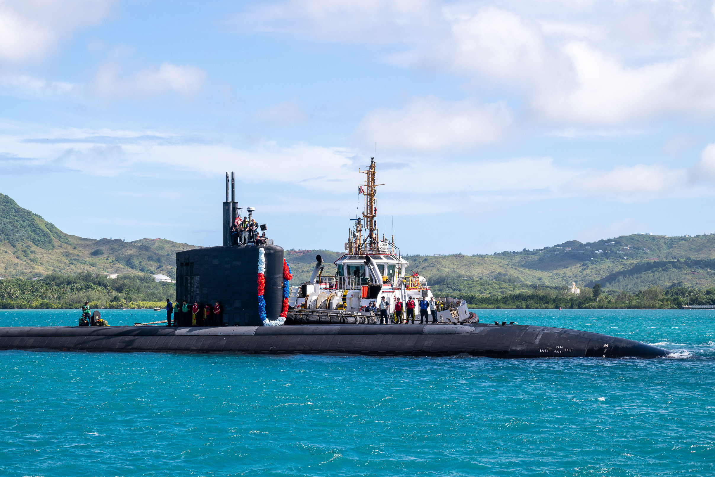 USS Asheville Returns Home to Naval Base Guam